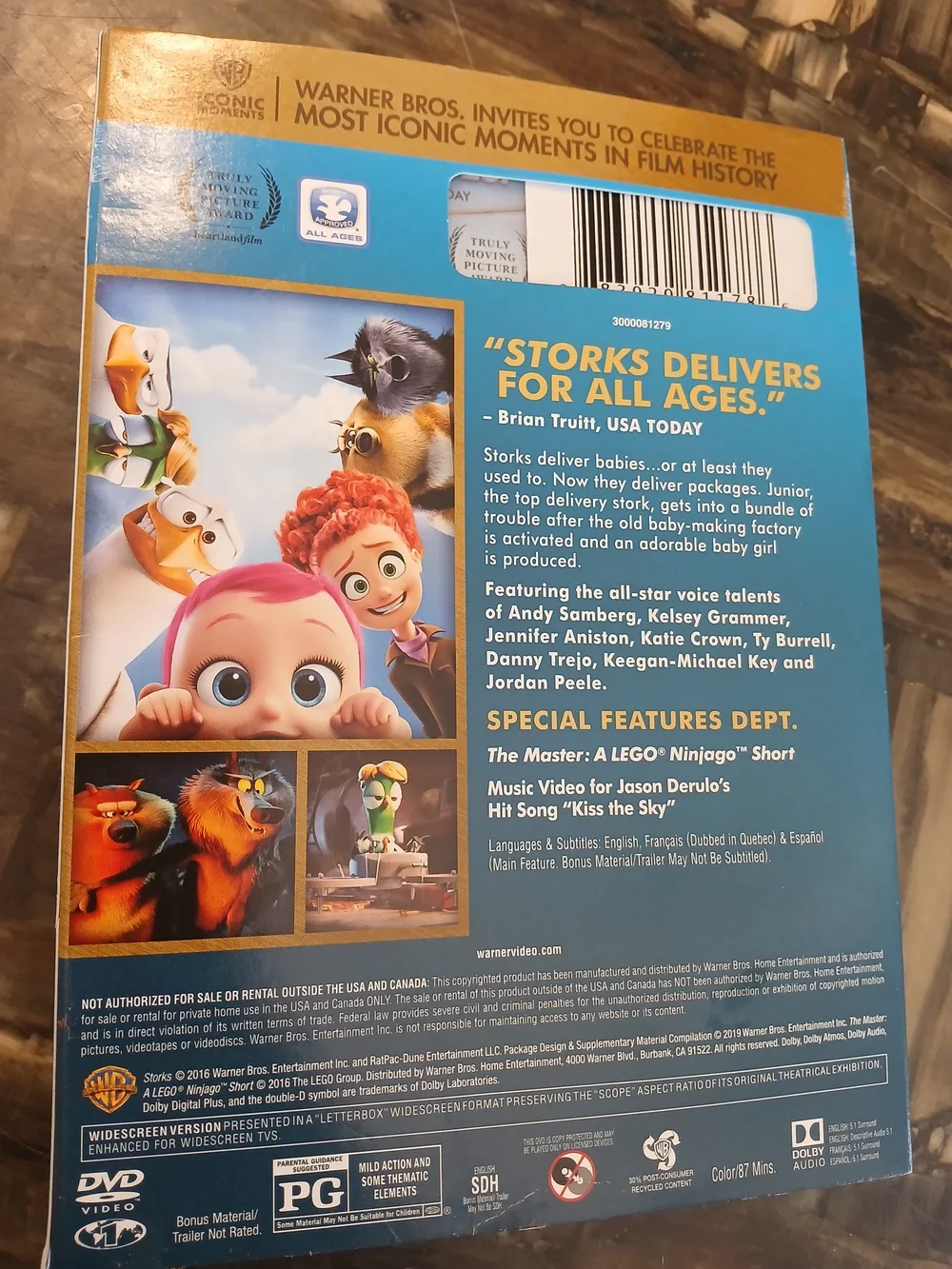 Kids 4 DVD Movie Bundle-  Family Animation Movies